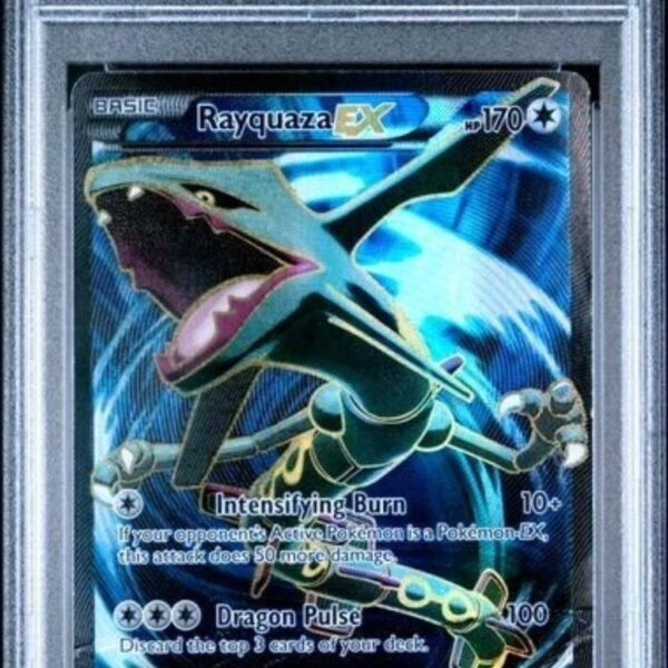 2015 pokemon xy roaring skies #104 fa/rayquaza ex roaring skies