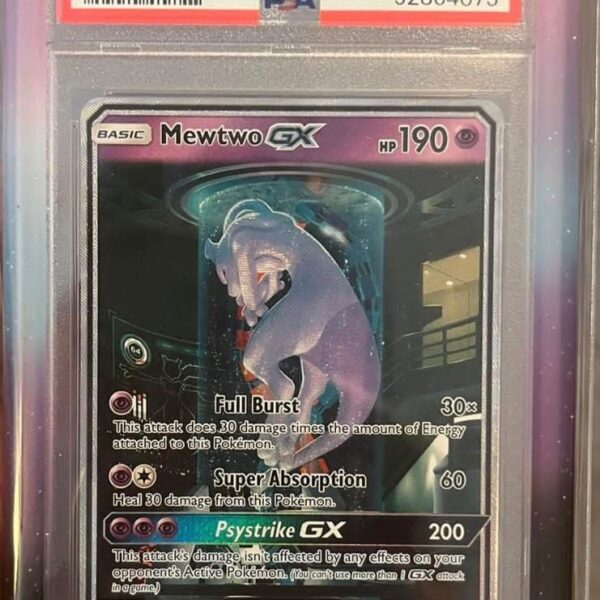 2017 pokemon sun & moon shining legends #78 mewtwo gx shining legends secret