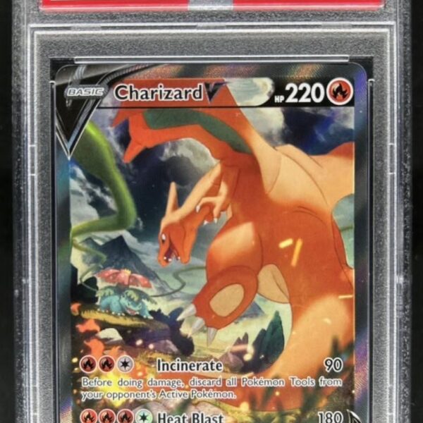 2022 pokemon sword & shield brilliant stars #154 fa/charizard v brilliant stars