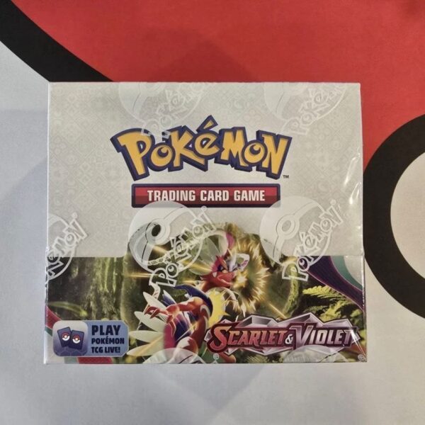 Home pokémon scarlet & violet booster box from the pokémon tcg scarlet & violet base set.